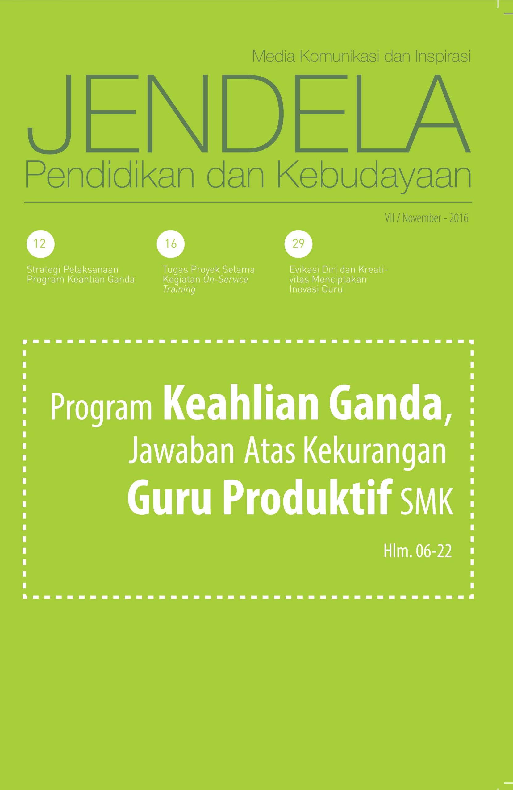 Majalah Jendela Edisi 7 2016