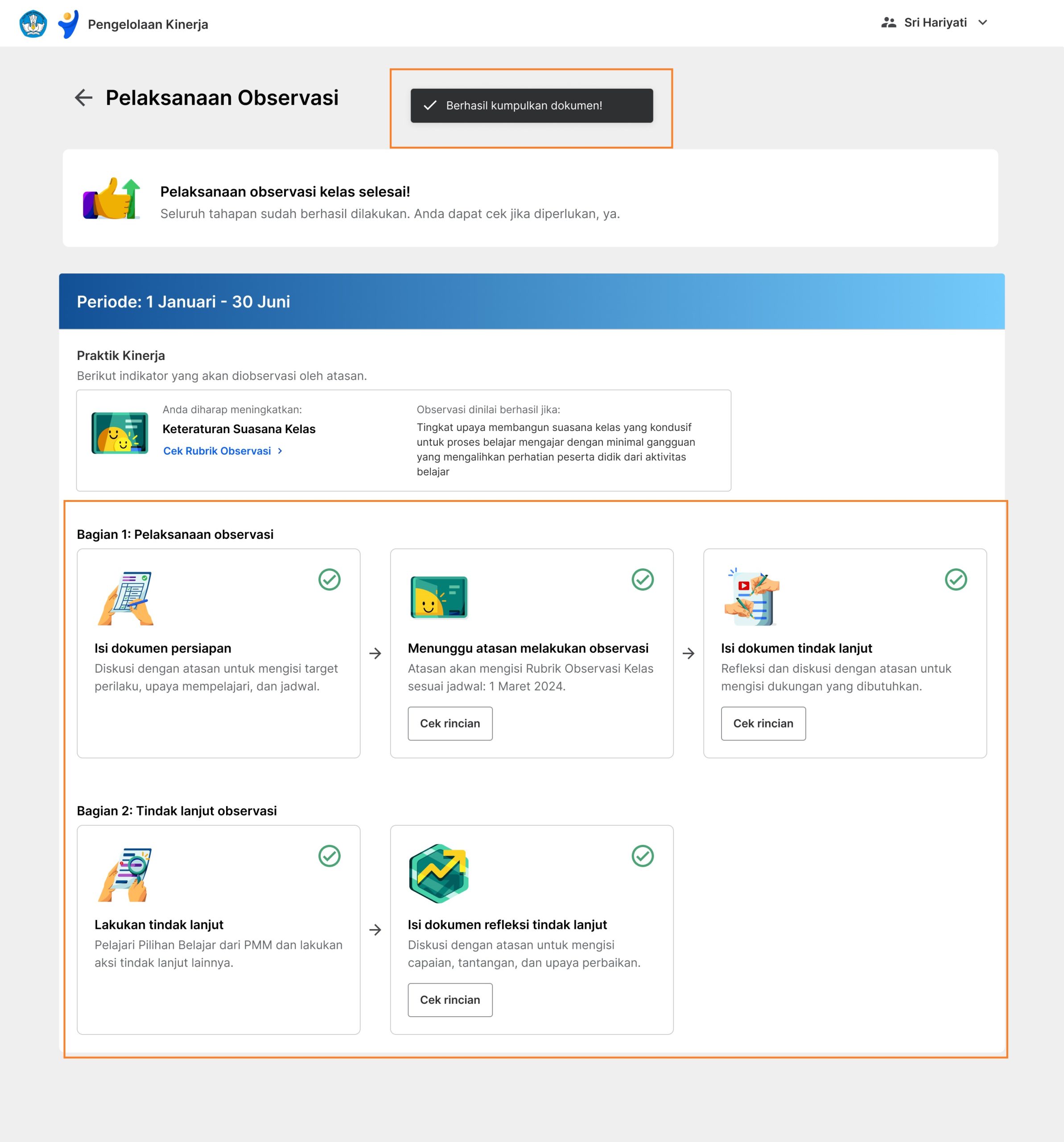 Mengisi Pelaksanaan Kinerja Guru