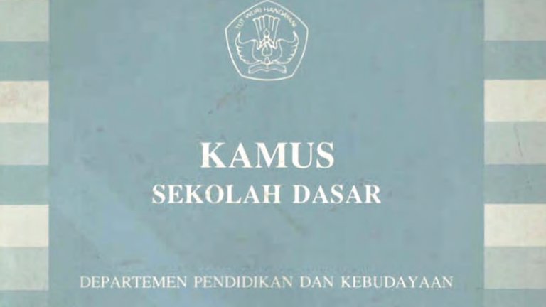 Kamus Sekolah Dasar Tahun 1994