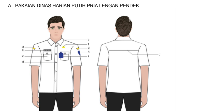 Pakaian Dinas PNS Putih