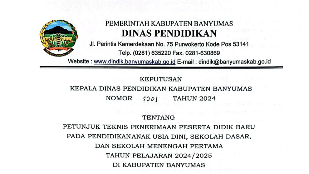 PPDB Kab Banyumas 2024