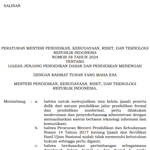 ijazah 2025